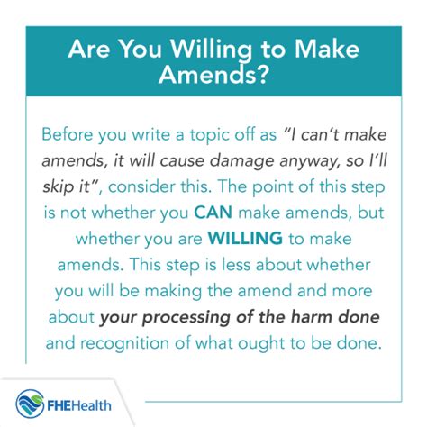 making assmends|Why Making Amends Is So Important .